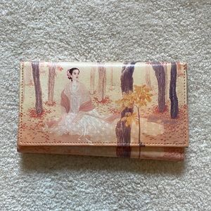 Beautiful Faux Leather Printed Folding Wallet